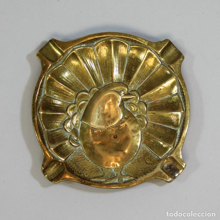 Antig&uuml;edades: Cenicero Art Dec&oacute; en bronce - Foto 2