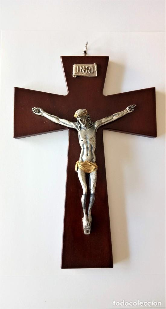 Antig&uuml;edades: Cruz de madera - Foto 1
