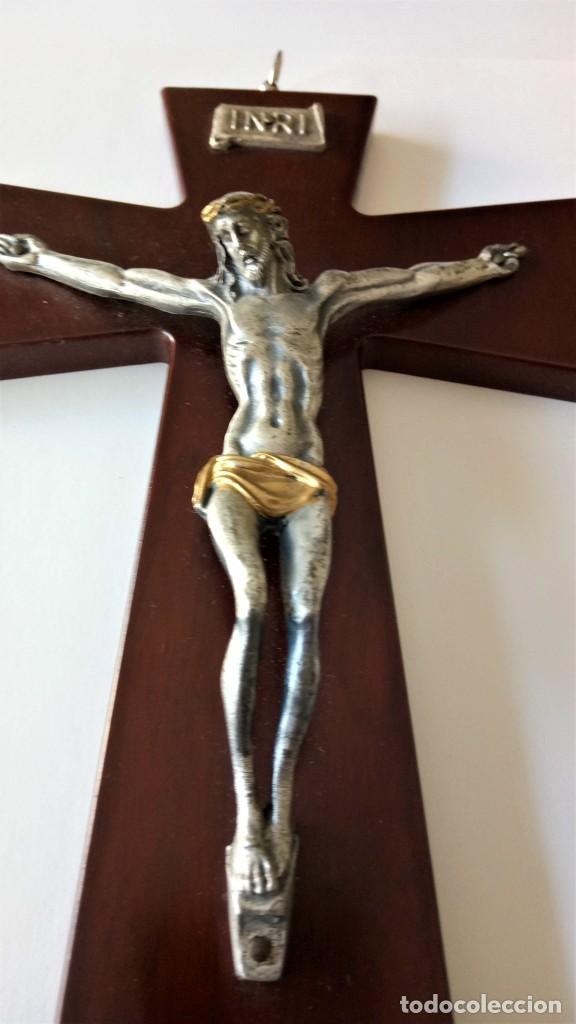 Antig&uuml;edades: Cruz de madera - Foto 2