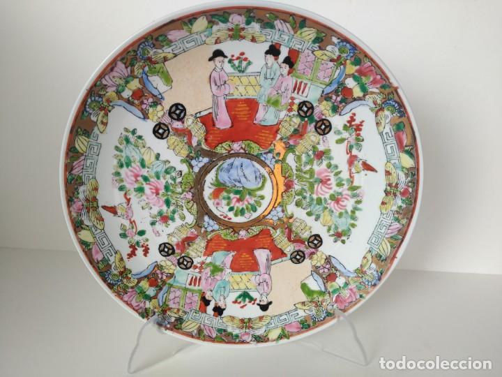 Antigüedades: Plato de cerámica, estilo oriental - Foto 1 - 206525087