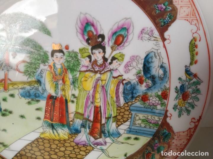 Antig&uuml;edades: Plato de cer&aacute;mica, estilo oriental - Foto 2