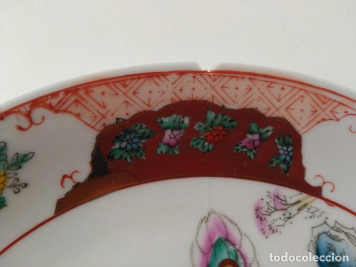 Antig&uuml;edades: Plato de cer&aacute;mica, estilo oriental - Foto 3