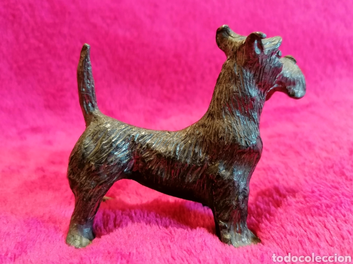 Antig&uuml;edades: 3 PERROS DE PLOMO ANTIGUOS - Foto 9
