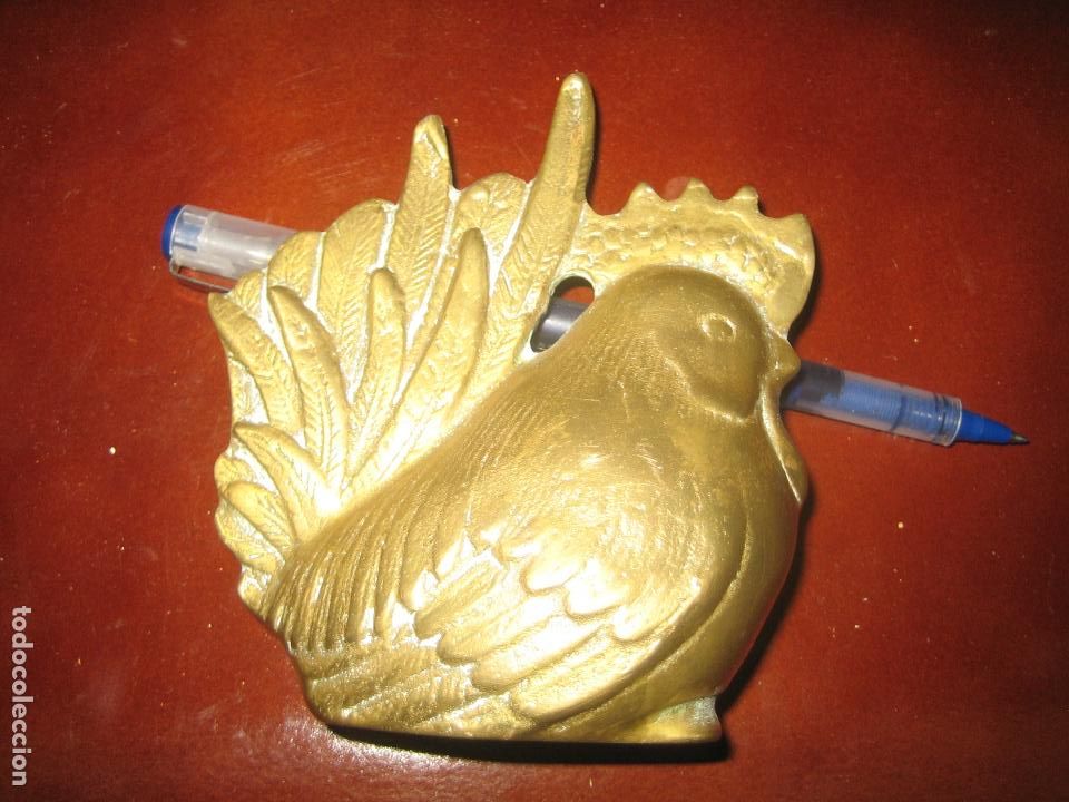 Antiquit&eacute;s: ANTIGUO GALLO EN BRONCE - VER FOTO