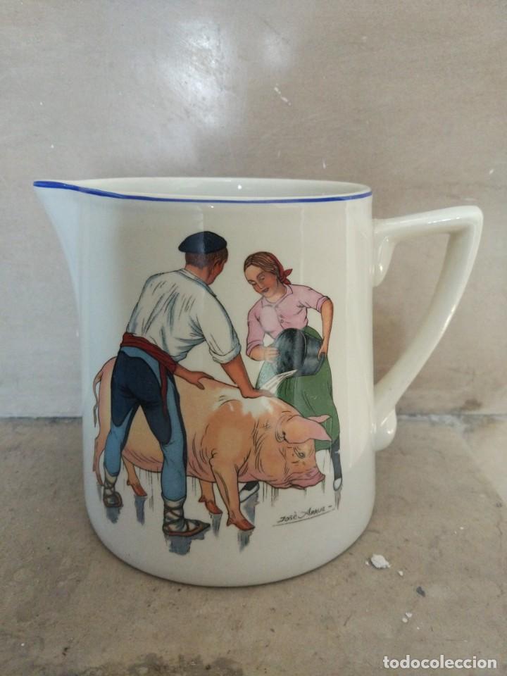 Antig&uuml;edades: Jarra Jos&eacute; Arru&eacute;. Pa&iacute;s Vasco - Foto 1