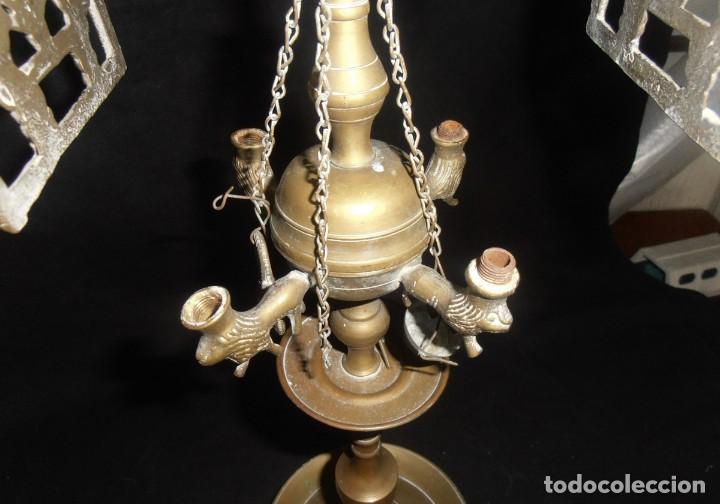 Antig&uuml;edades: QUINQUE DE BRONCE DE COMBUSTION A ACEITE - Foto 3