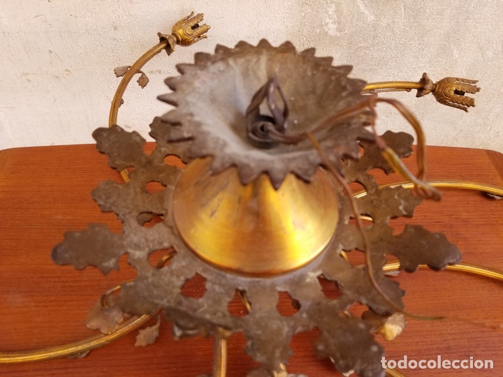 Antig&uuml;edades: L&aacute;mpara vintage antigua - Foto 4