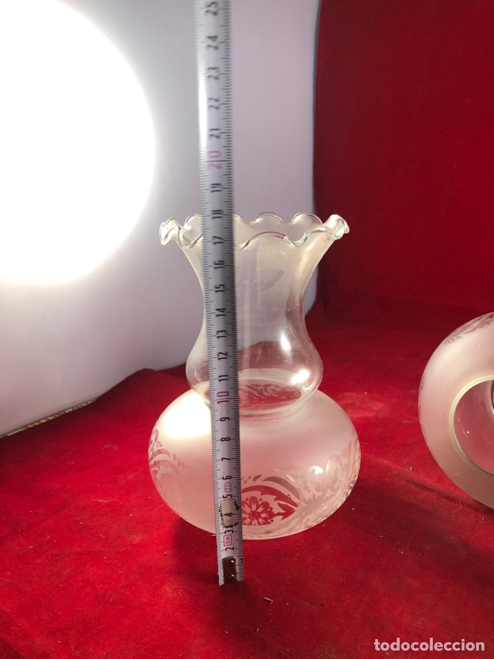 Antig&uuml;edades: Lote de 3 tulipas antiguas - Foto 7