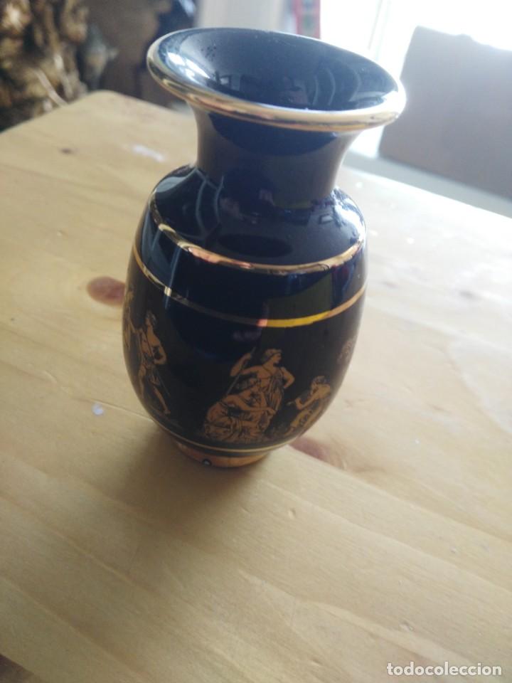 Antig&uuml;edades: jarron HAND MADE IN GREECE 24 K GOLD
