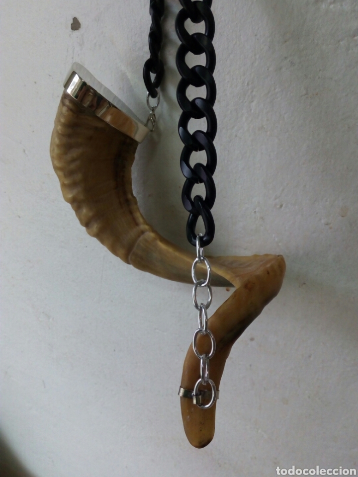 Antig&uuml;edades: Cuerno carnero decoracion - Foto 3