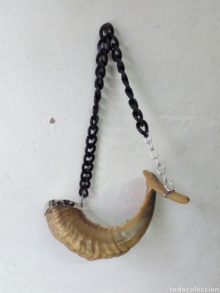 Antig&uuml;edades: Cuerno carnero decoracion - Foto 5