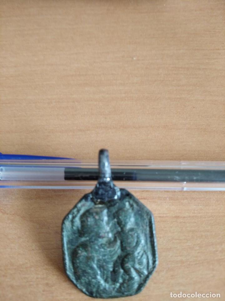 Antig&uuml;edades: mon 1459 medalla ovalada Virgen  y Cristo - Foto 9