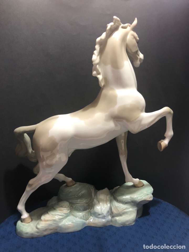 Antig&uuml;edades: REF: 01000368.13 &ldquo;CABALLO ARROGANTE PINTO&rdquo; LLADR&Oacute; - Foto 5