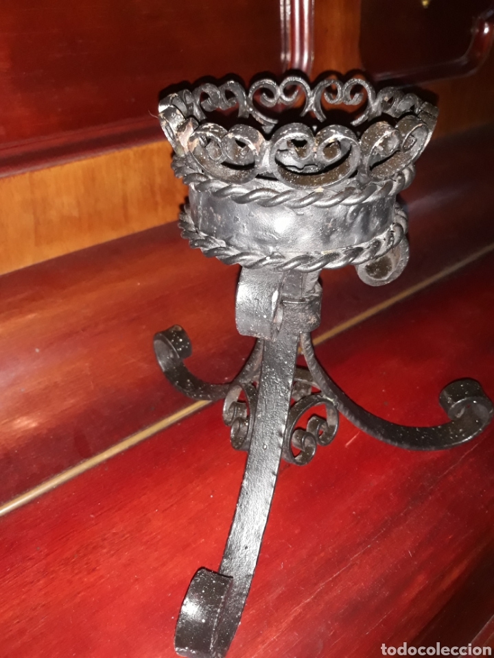 Antig&uuml;edades: Candelero de Hierro - Foto 2