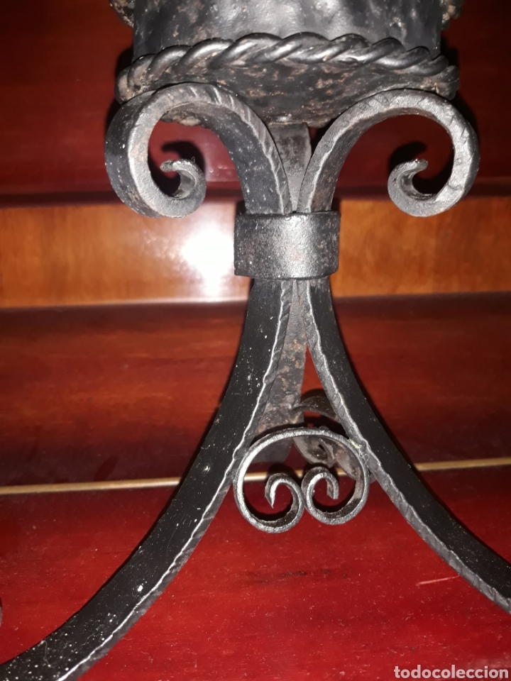 Antig&uuml;edades: Candelero de Hierro - Foto 3
