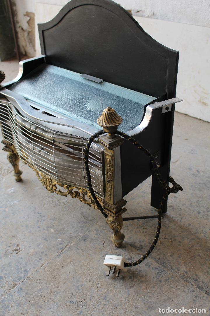 Antig&uuml;edades: ESTUFA-CHIMENEA ELECTRICA - Foto 4