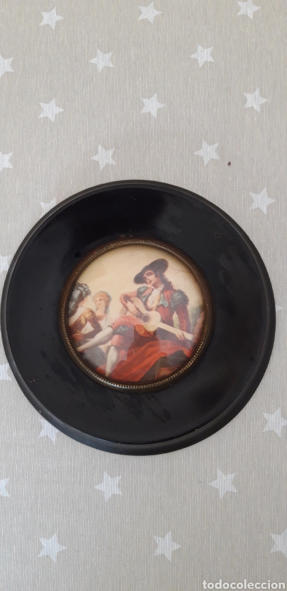 Antig&uuml;edades: ANTIGUO CUADRO 16 CM