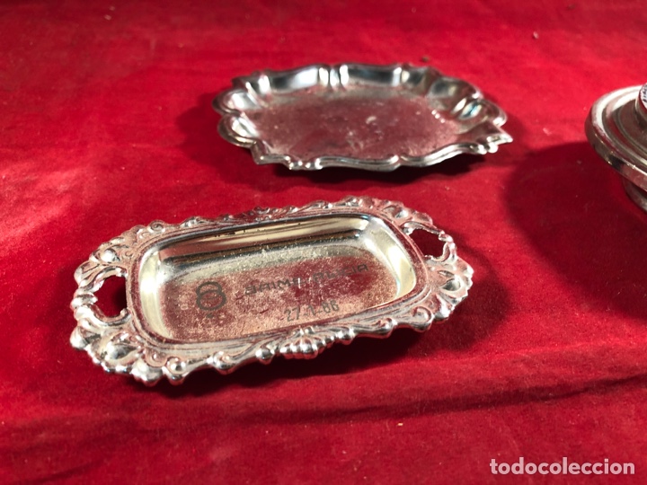 Antig&uuml;edades: Piezas plateadas alpaca - Foto 3