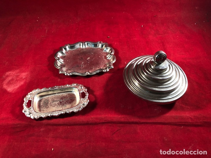 Antig&uuml;edades: Piezas plateadas alpaca - Foto 1