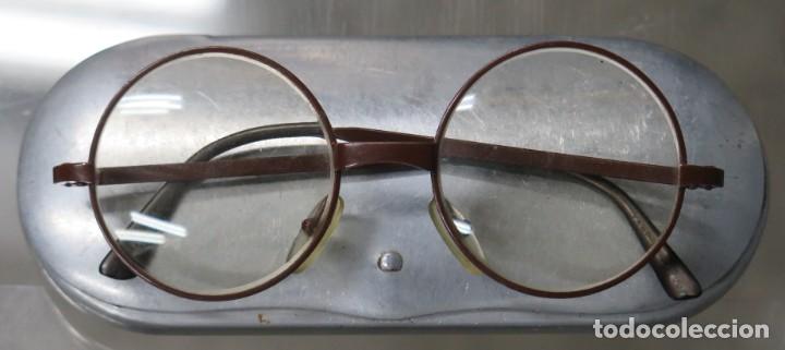 Antig&uuml;edades: GAFAS TIPO QUEVEDO. CON ESTUCHE - Foto 2