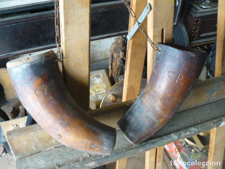 Antig&uuml;edades: COLODRA CUERNA PASTORIL S. XIX - Foto 2