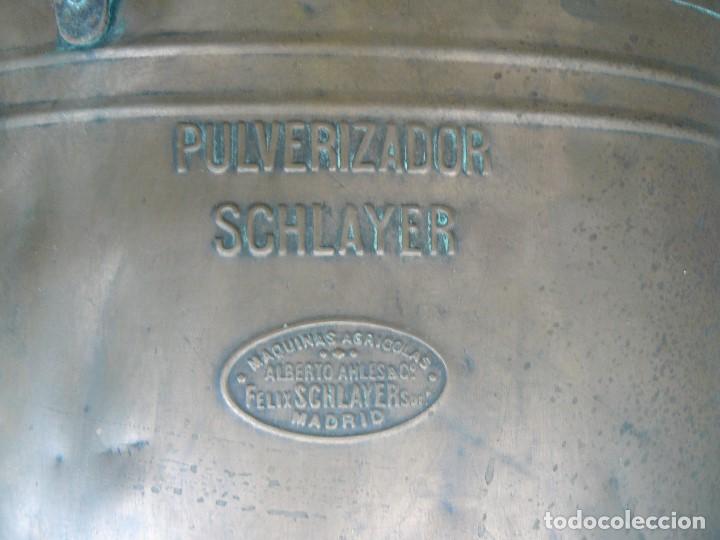 Antig&uuml;edades: FUMIGADORA MANUAL PARA SULFATAR ., MARCA SCHLAYER - Foto 4