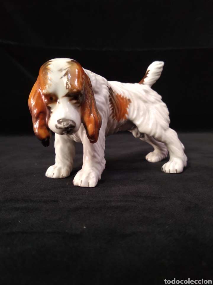 Antig&uuml;edades: Perrito de porcelana - Foto 5