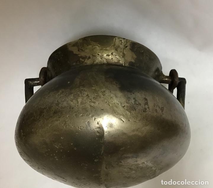 Antig&uuml;edades: ANTIGUA OLLA DE BRONCE - Foto 4