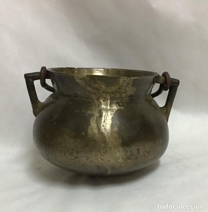 Antig&uuml;edades: ANTIGUA OLLA DE BRONCE - Foto 5