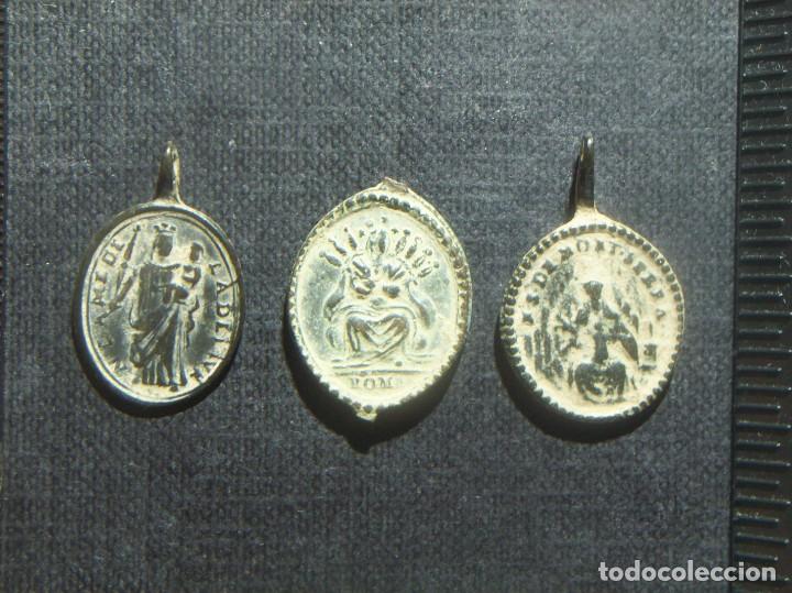 Antig&uuml;edades: LOTE DE 3 MEDALLAS DE BRONCE - Foto 1