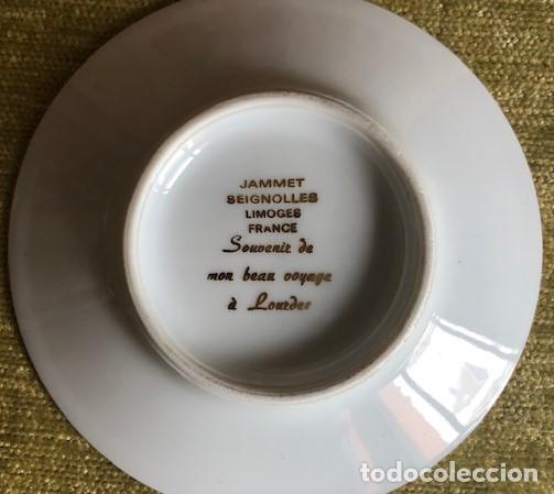 Antig&uuml;edades: Platito limoges borde dorado - Foto 2