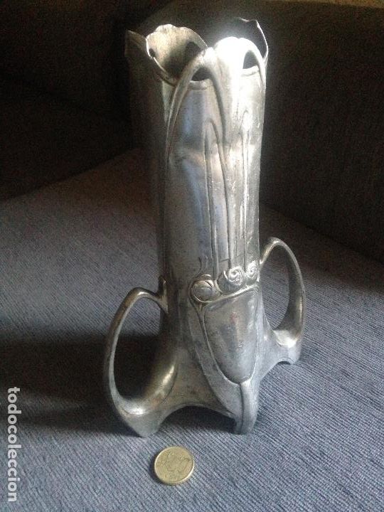 Antig&uuml;edades: Jarron modernista esta&ntilde;o - Foto 4
