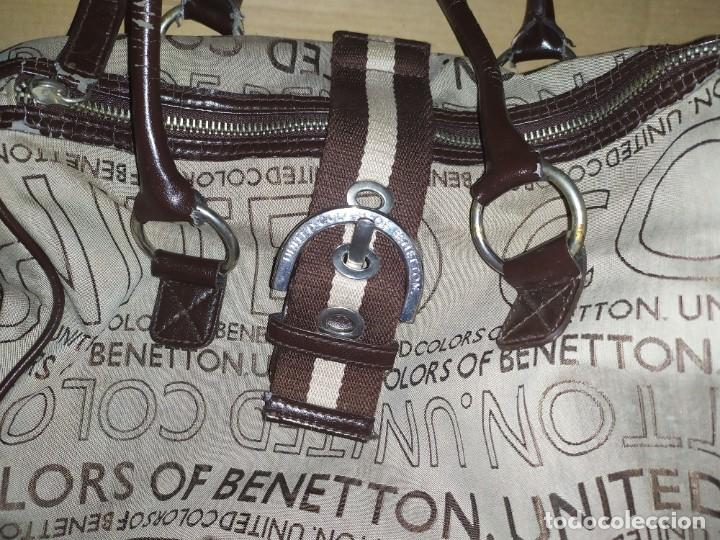 Antig&uuml;edades: BOLSO BENETTON MARRON - Foto 2