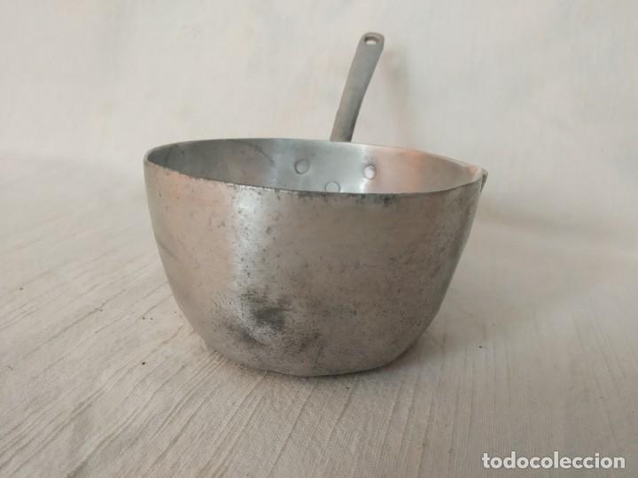 Antig&uuml;edades: PEQUE&Ntilde;O CAZO ALUMINIO - *R - Foto 5