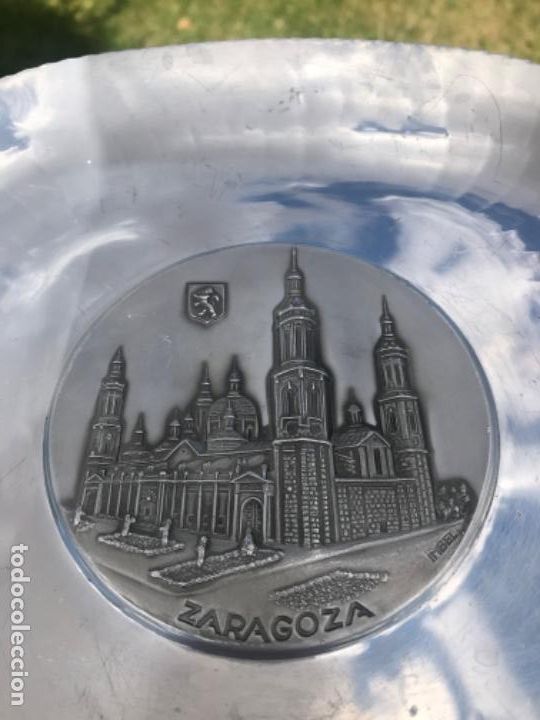 Antig&uuml;edades: Plato Zaragoza, Imbel - Foto 2