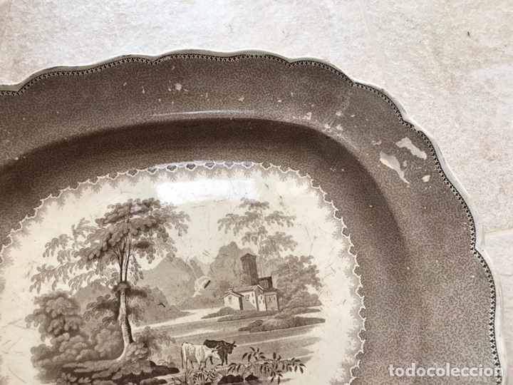 Antig&uuml;edades: Gran bandeja antigua - Foto 6