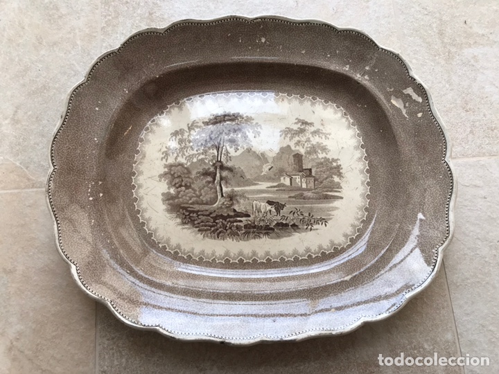 Antig&uuml;edades: Gran bandeja antigua - Foto 1