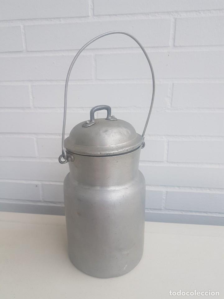 Antiguidades: LECHERA DE ALUMINIO 1 LITRO