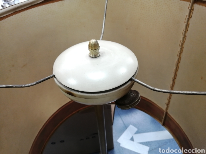 Antig&uuml;edades: L&aacute;mpara madera forma de buz&oacute;n - Foto 4