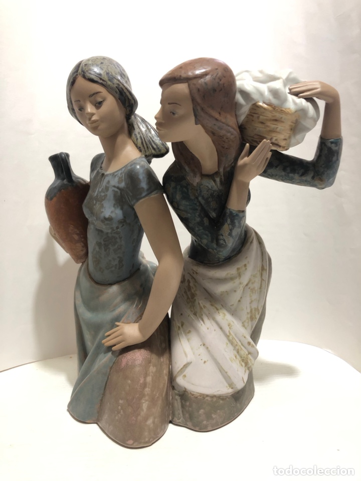 Antig&uuml;edades: REF: 01012109 &ldquo;AGUADORA Y LAVANDERA&rdquo; LLADR&Oacute; - Foto 2
