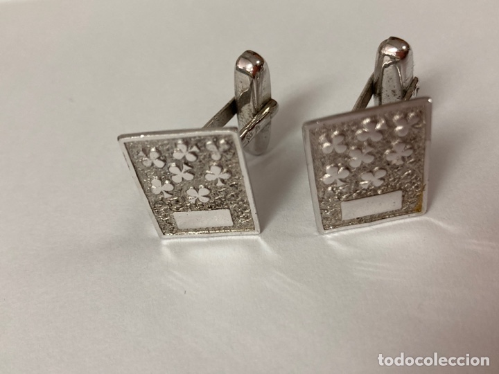 Antig&uuml;edades: Gemelos de plata rodiado/G14 - Foto 2