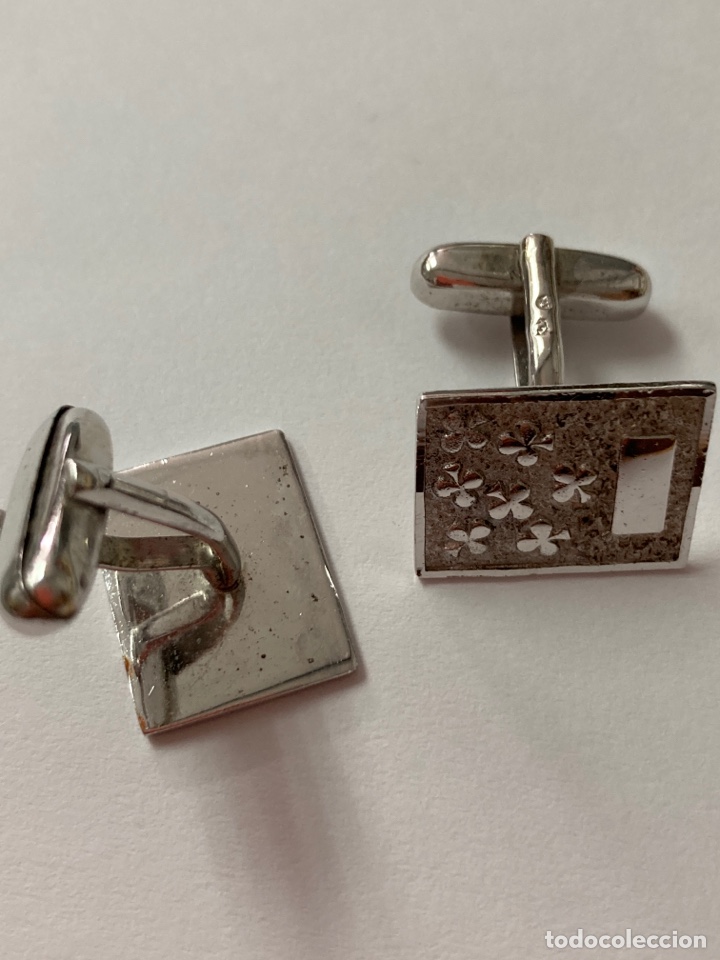 Antig&uuml;edades: Gemelos de plata rodiado/G14 - Foto 3
