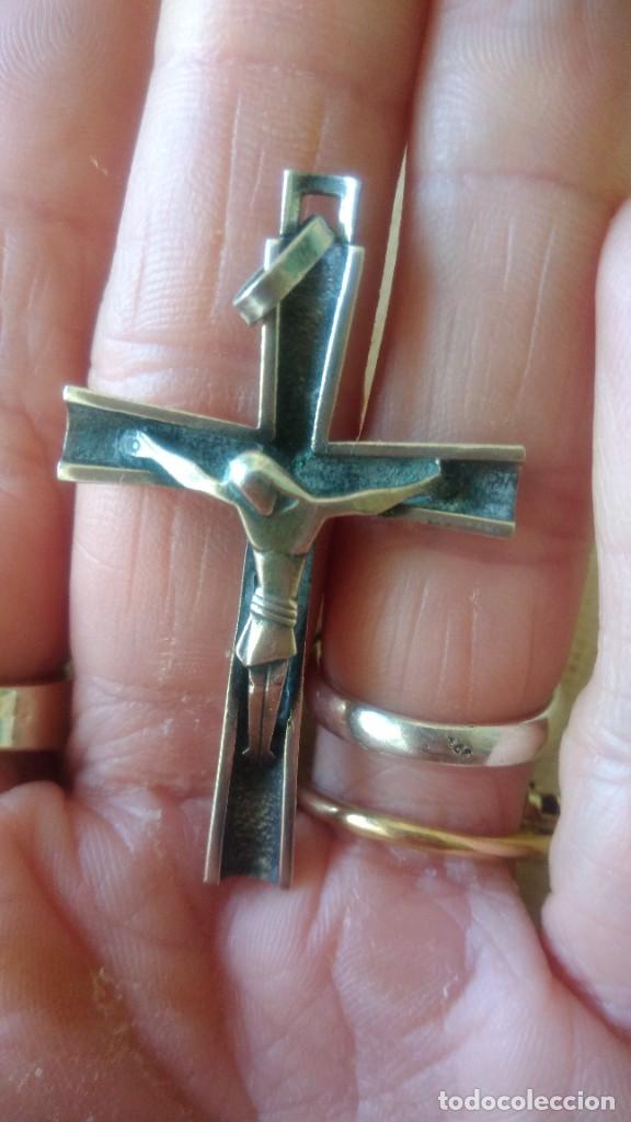 Antig&uuml;edades: CRUZ DE PLATA A&Ntilde;OS 70 - Foto 5