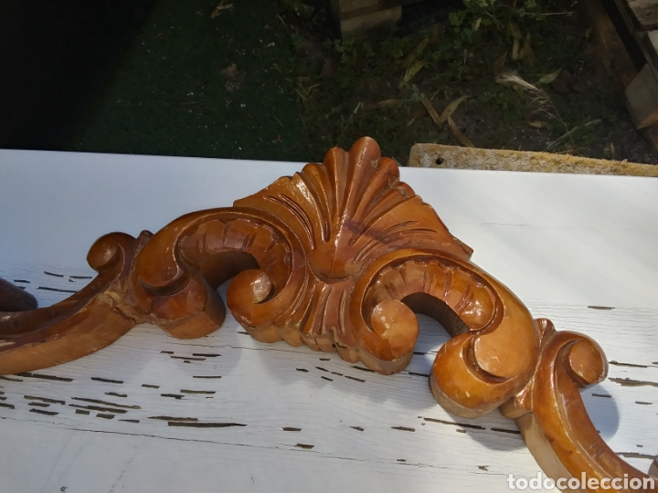 Antig&uuml;edades: Copete de madera - Foto 2
