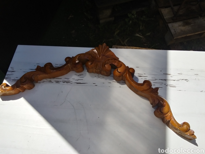 Antig&uuml;edades: Copete de madera - Foto 3