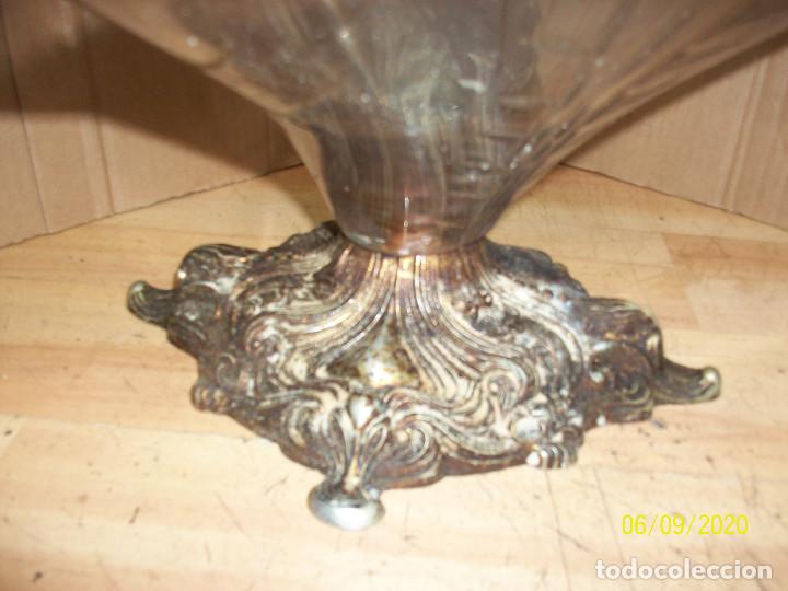 Antig&uuml;edades: ANTIGUO CENTRO DE MESA-CRISTAL - Foto 5