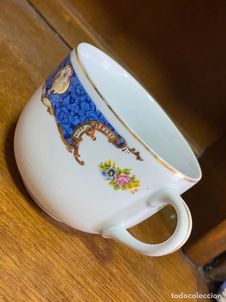 Antig&uuml;edades: Tazas Limoges - Foto 3