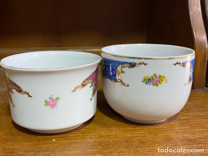 Antig&uuml;edades: Tazas Limoges - Foto 6