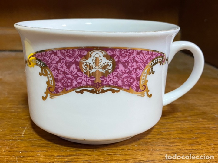 Antig&uuml;edades: Tazas Limoges - Foto 8