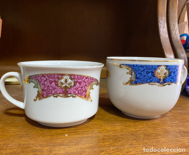 Antig&uuml;edades: Tazas Limoges - Foto 1